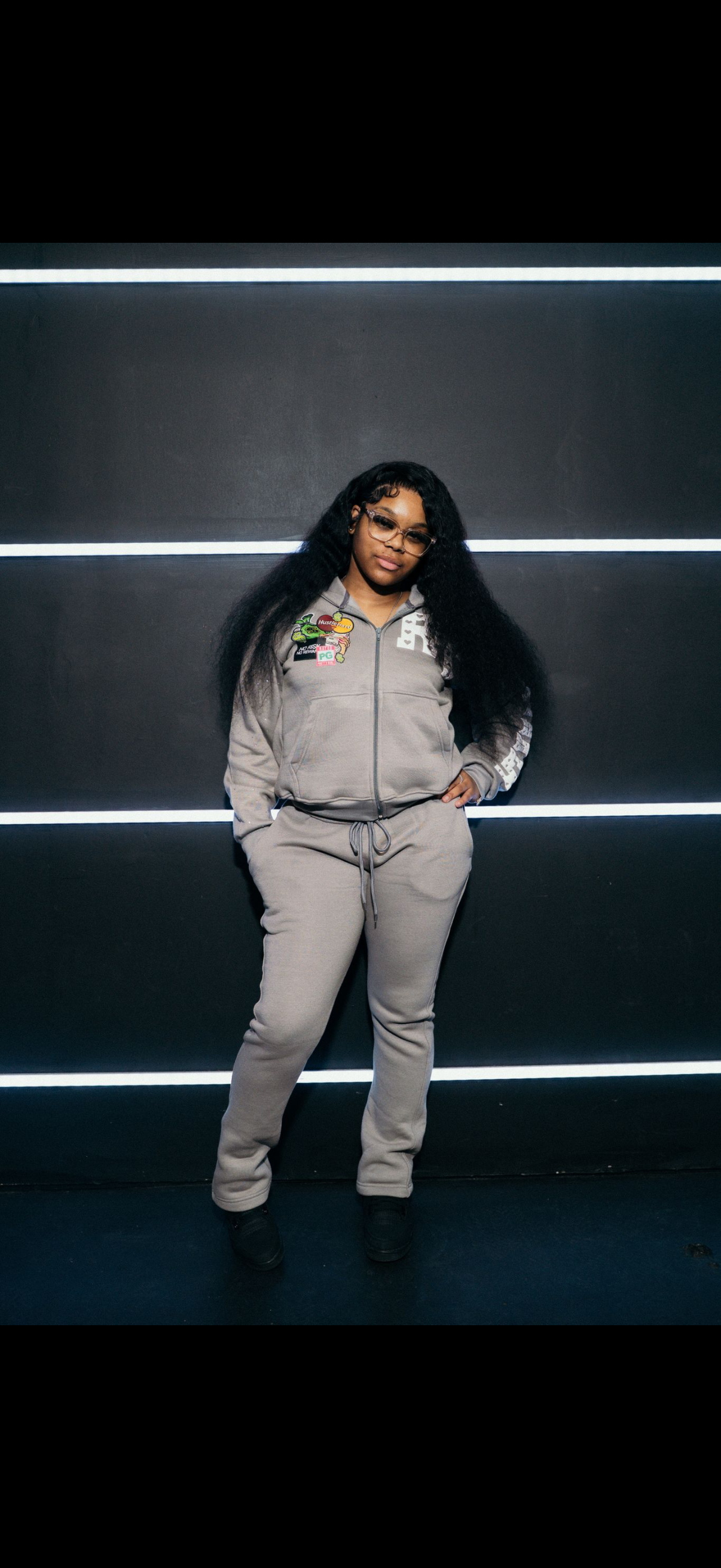 Grey sweatsuit