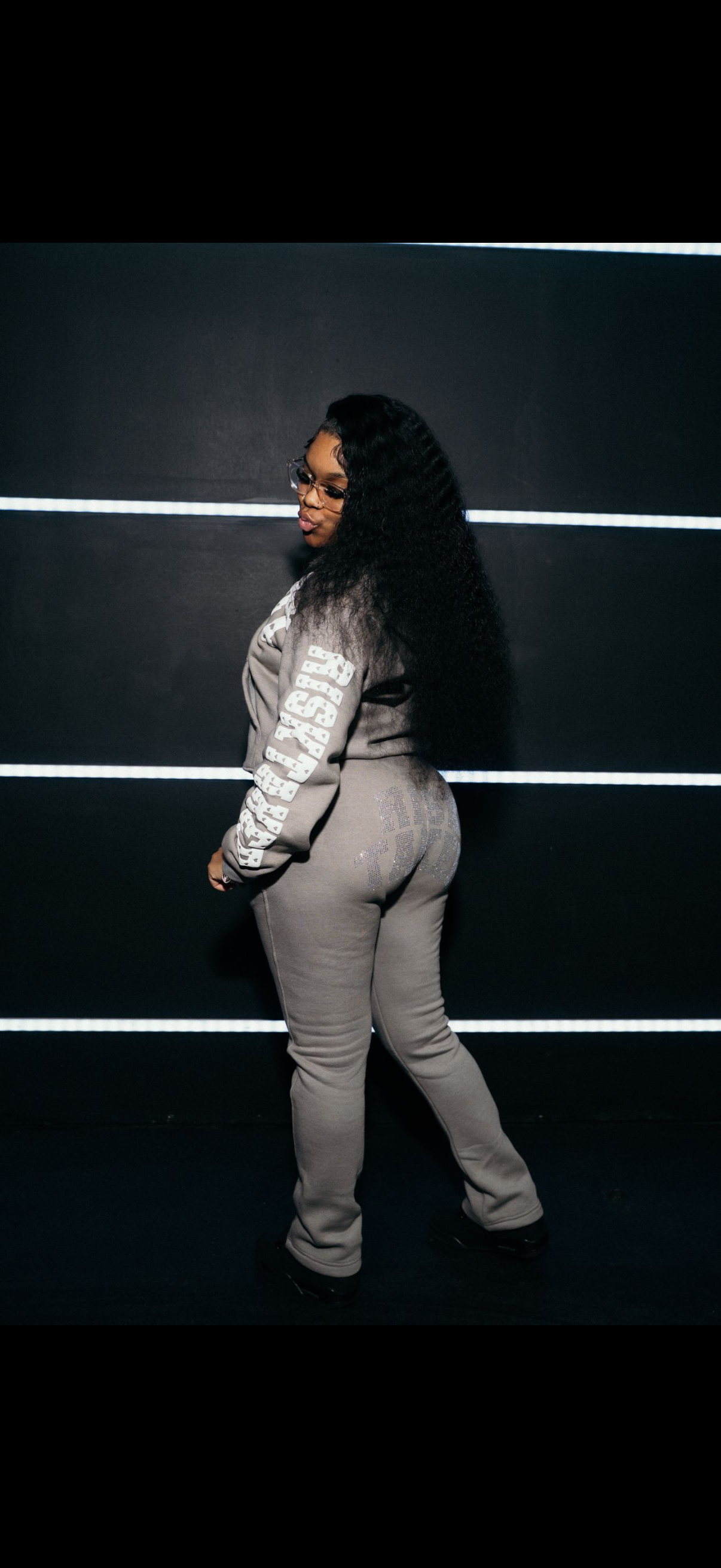 Grey sweatsuit